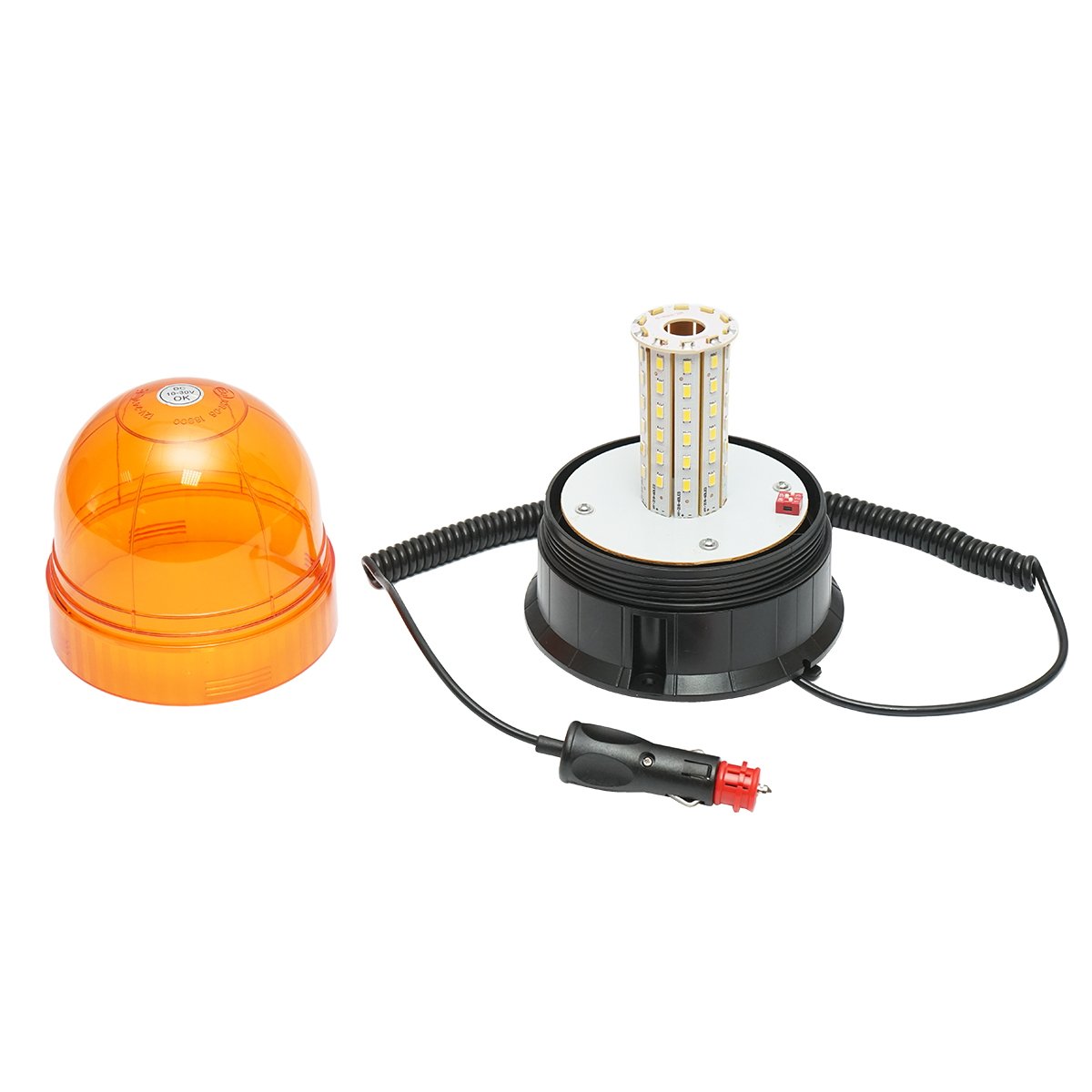 Girofar led 12-24V cu 3 functii si talpa magnetica IP65